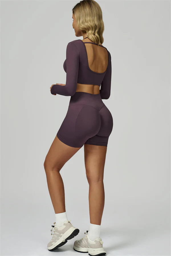 Prime Shorts - Dusty Plum