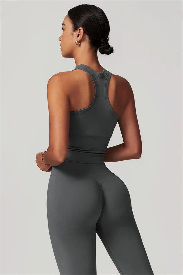 Delight Crop Top - Grå