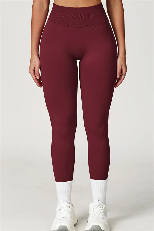 Allure Tights - Burgundy
