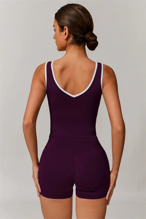 Stamina Fit Shorts - Plum
