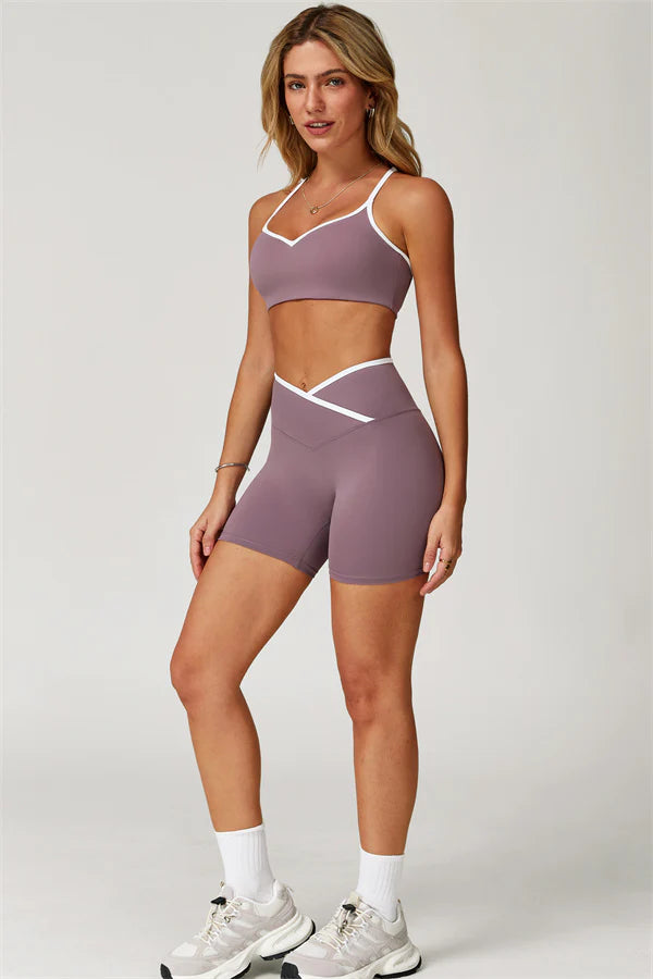 Stamina Fit Shorts - Coral
