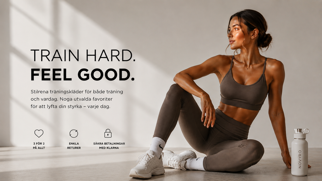Matchande träningsset dam för gym och vardag