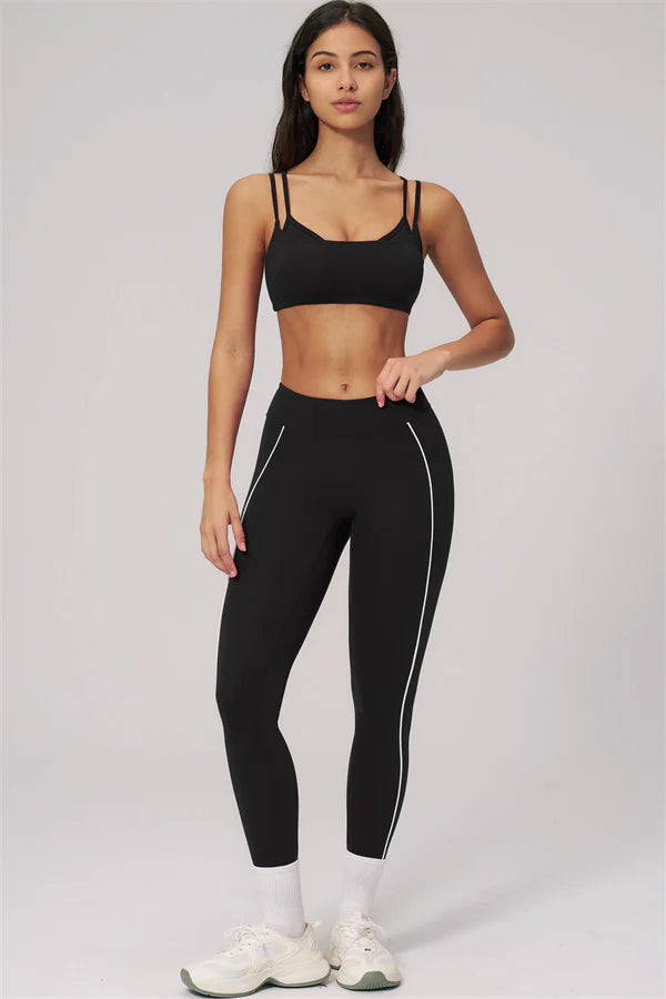 Clarity Dual Strap Sports Bra - Svart