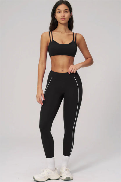 Clarity Dual Strap Sports Bra - Svart