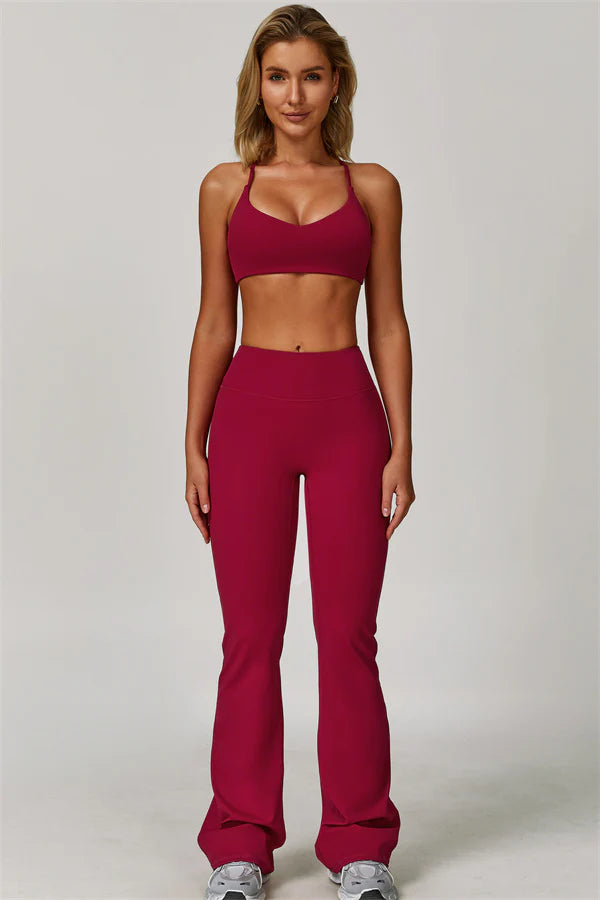 Refresh Sports Bra - Hallonröd