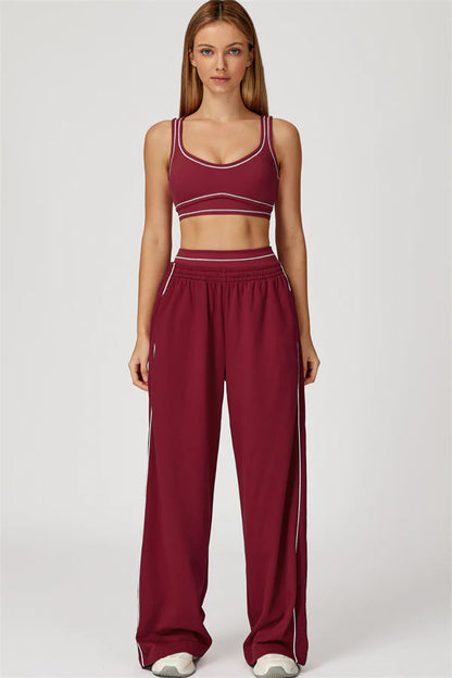Amara Pants - Burgundy