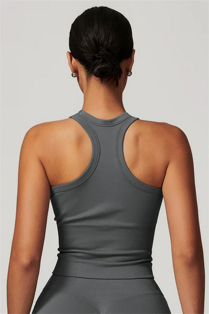 Delight Crop Top - Grå