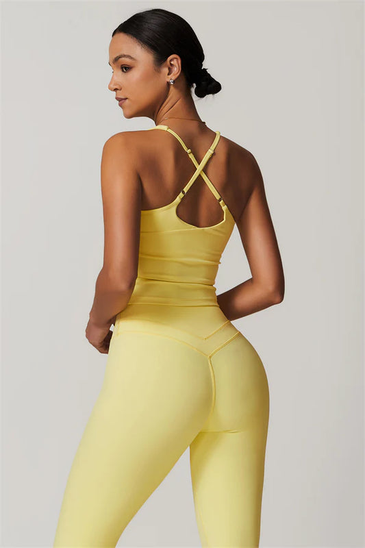 Enigma Cross Back Top - Gul
