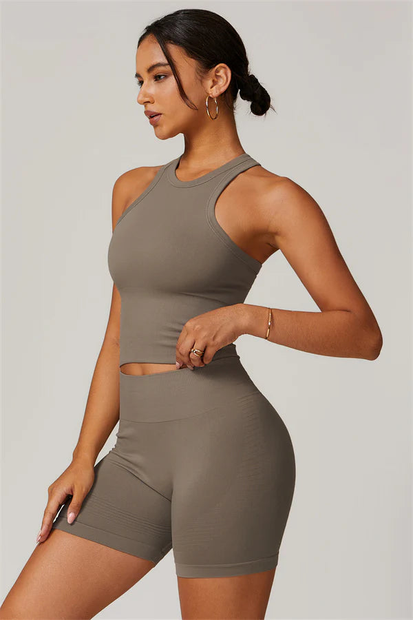 Delight Crop Top - Champagne