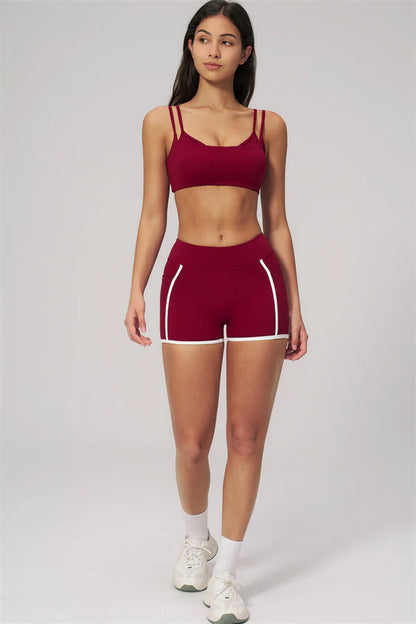 Whisper Shorts - Burgundy