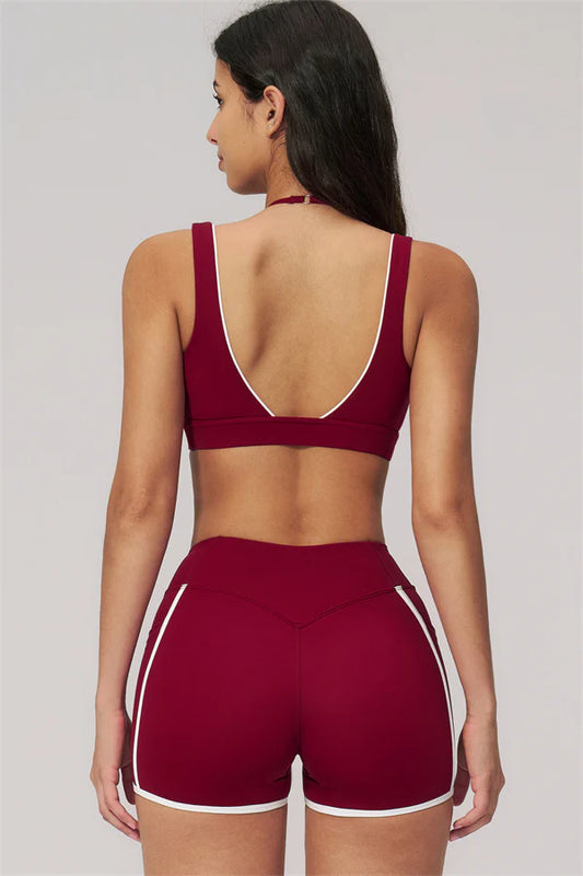 Whisper Shorts - Burgundy