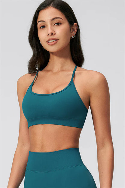 Nova Luxe Sports Bra - Dark Aqua