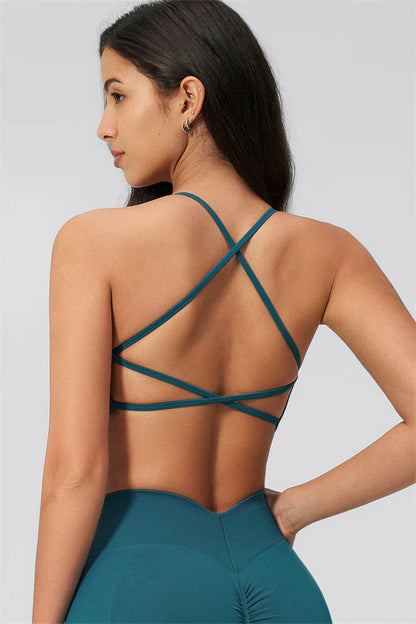 Nova Luxe Sports Bra - Dark Aqua