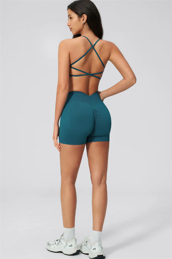 Nova Luxe Sports Bra - Dark Aqua