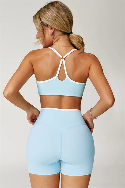 Stamina Fit Shorts - Cloud Blue
