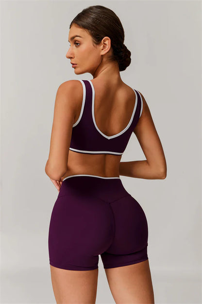 Stamina Fit Shorts - Plum