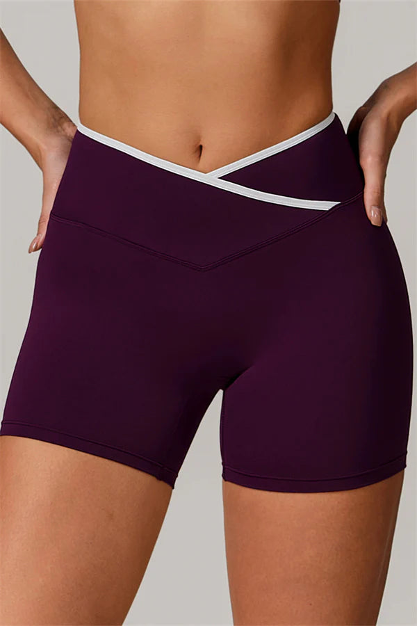 Stamina Fit Shorts - Plum
