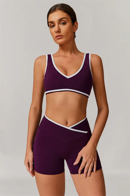 Stamina Fit Shorts - Plum