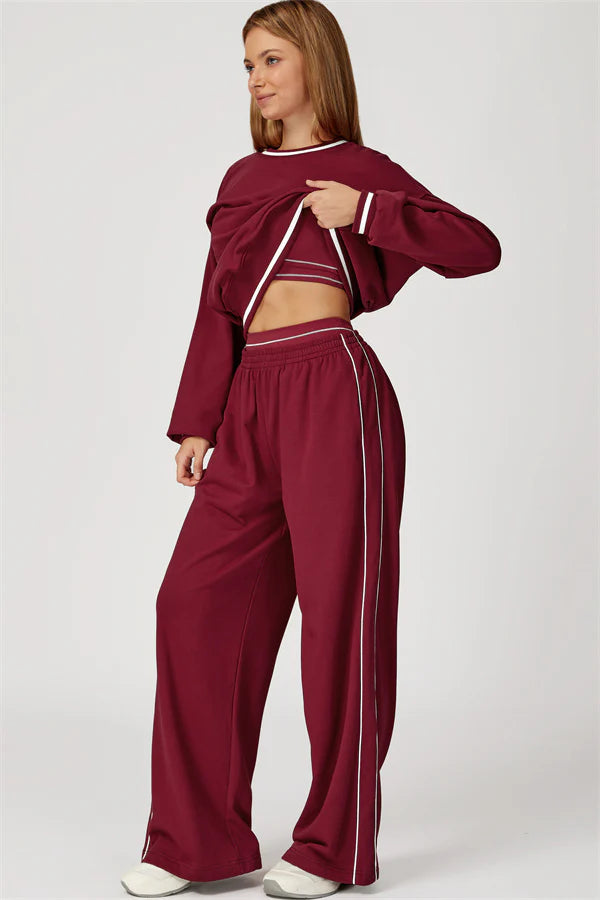 Amara Pants - Burgundy
