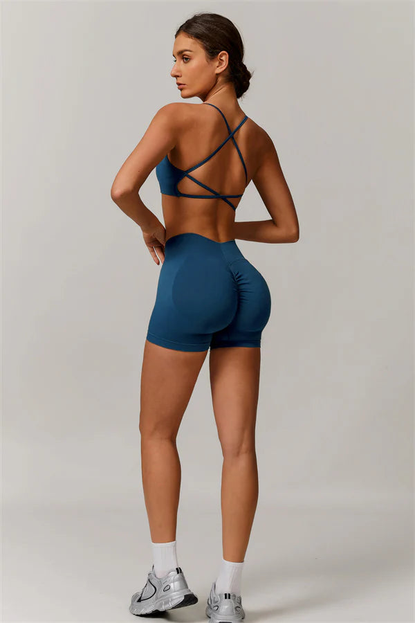 Nova Luxe Sports Bra - Cobalt
