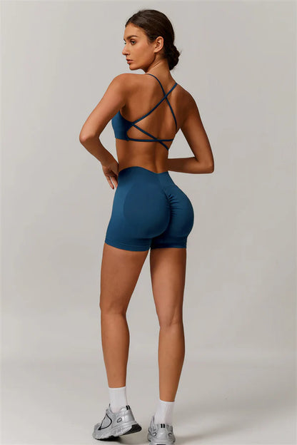Nova Luxe Sports Bra - Cobalt