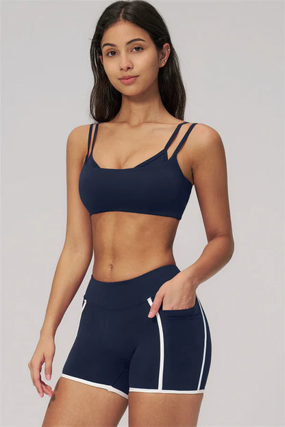 Clarity Dual Strap Sports Bra - Marin